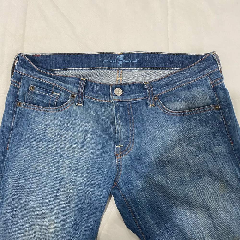 Roxanne for all 7 Straight Light Blue Denim Jeans - Used